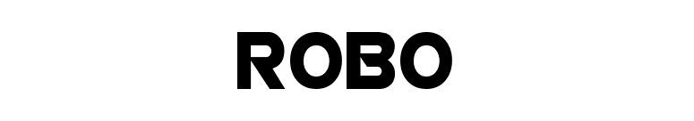 ROBO font preview