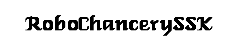 RoboChancerySSK font preview