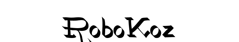 RoboKoz font preview
