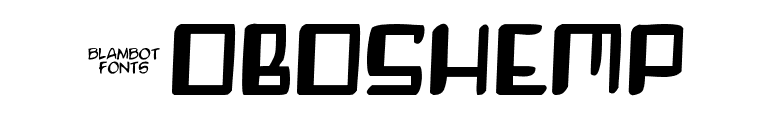 Roboshemp font preview