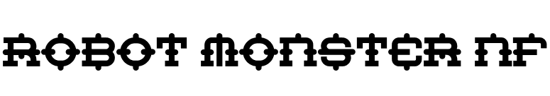Robot Monster NF font preview