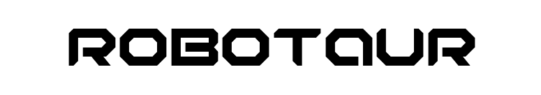 Robotaur font preview