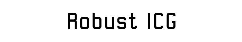 Robust ICG font preview