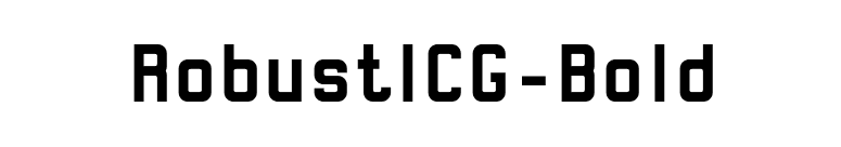 RobustICG-Bold font preview