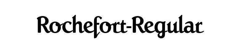 Rochefort-Regular font preview