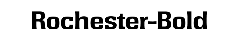 Rochester-Bold font preview