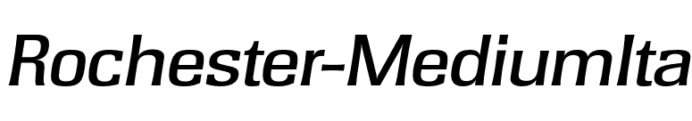 Rochester-MediumIta font preview