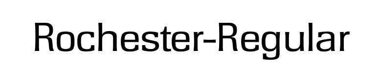 Rochester-Regular font preview
