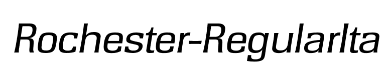 Rochester-RegularIta font preview