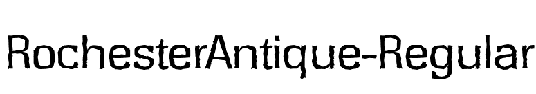 RochesterAntique-Regular font preview