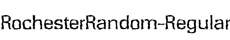 RochesterRandom-Regular font preview