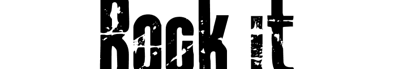 Rock it font preview