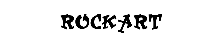 RockArt font preview