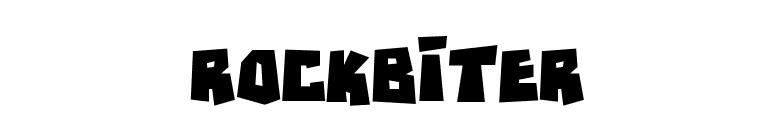 Rockbiter
 font preview