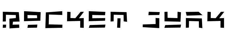Rocket Junk font preview