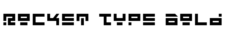 Rocket Type Bold font preview