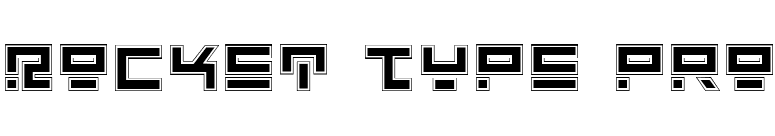 Rocket Type Pro font preview