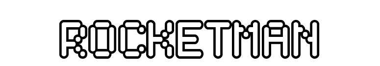 Rocketman font preview