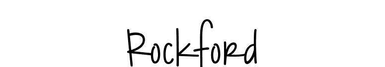 Rockford font preview