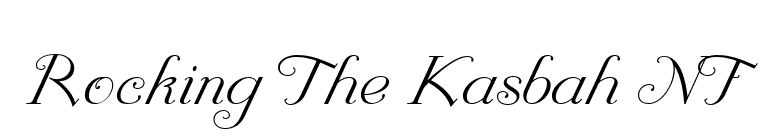 Rocking The Kasbah NF font preview