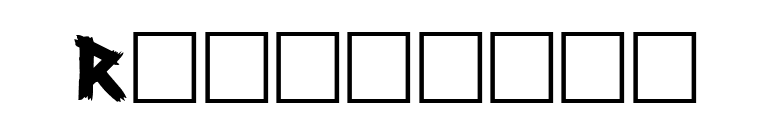 Rockmaker font preview