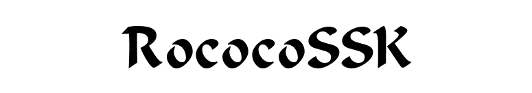 RococoSSK font preview