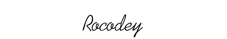 Rocodey font preview