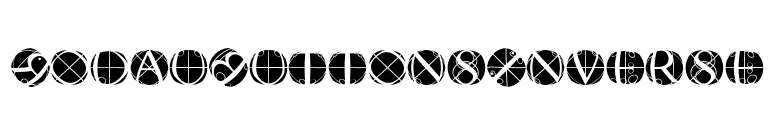 RodauButtonsInverse font preview