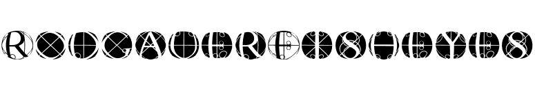 RodgauerFisheyes font preview