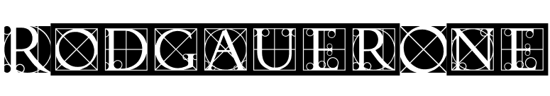 RodgauerOne font preview