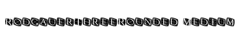 RodgauerThreeRounded Medium font preview