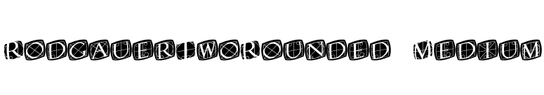 RodgauerTwoRounded-Medium font preview