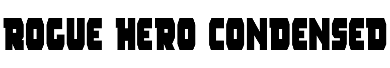Rogue Hero Condensed font preview