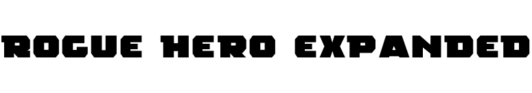 Rogue Hero Expanded font preview