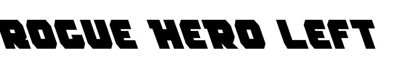 Rogue Hero Left font preview