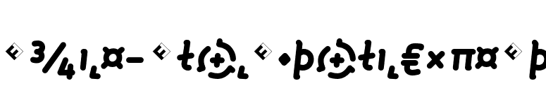 Roice-BlackItalicExpert font preview