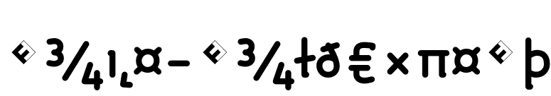 Roice-BoldExpert font preview