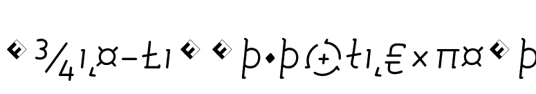 Roice-LightItalicExpert font preview