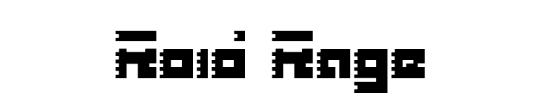 Roid Rage font preview