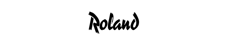 Roland font preview