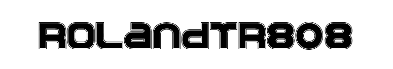 RolandTR808 font preview