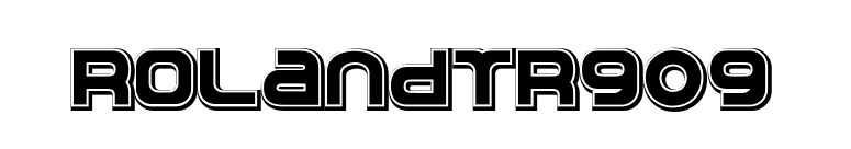 RolandTR909 font preview