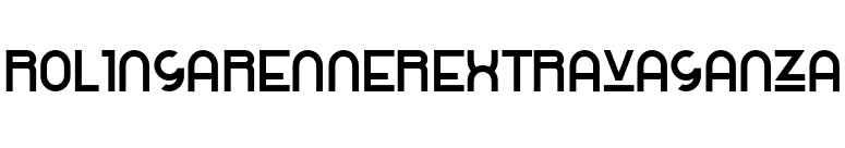 RolingaRennerExtravaganza font preview