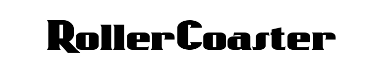 RollerCoaster font preview
