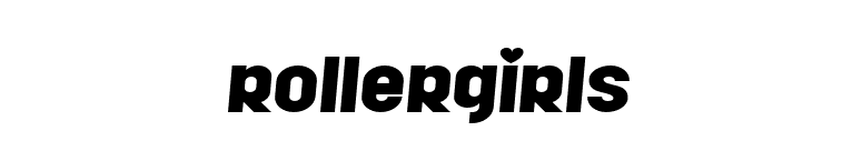 Rollergirls font preview