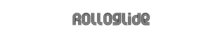 Rolloglide font preview