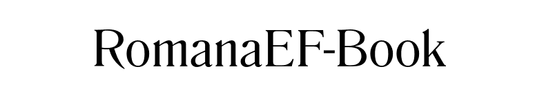 RomanaEF-Book font preview