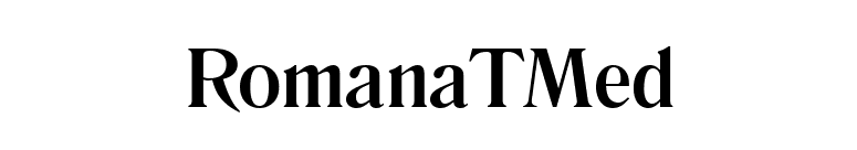 RomanaTMed font preview