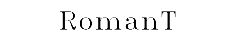 RomanT font preview