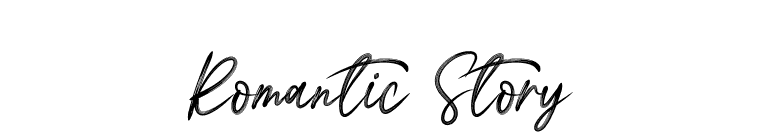 Romantic Story font preview